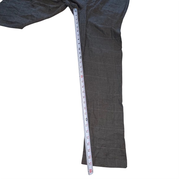 Polo Ralph Lauren Sleepwear Gray Windowpane Plaid Lounge Pants Pockets Small - Picture 11 of 11